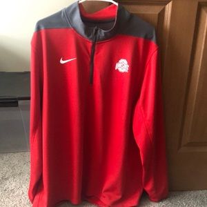 Nike Dryfit Ohio State Buckeyes quarter zip fleece